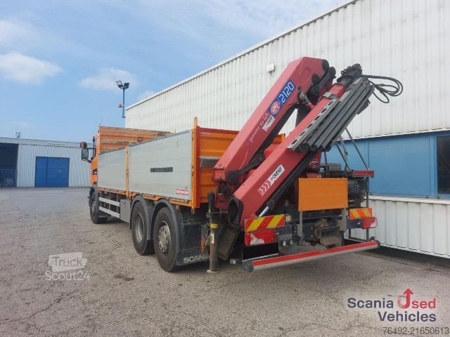 LKW mit Pritsche (offen) Scania G 410 LB6x2*4MNA Pritsche HMF 2120-4 Heckkran