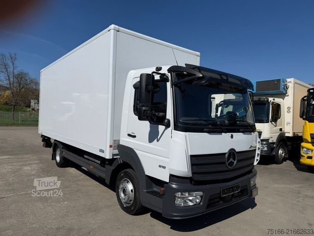Furgone chiuso MERCEDES-BENZ ATEGO 818 L Koffer 6,10 m LBW 1 to.*AHK*EURO 6 E