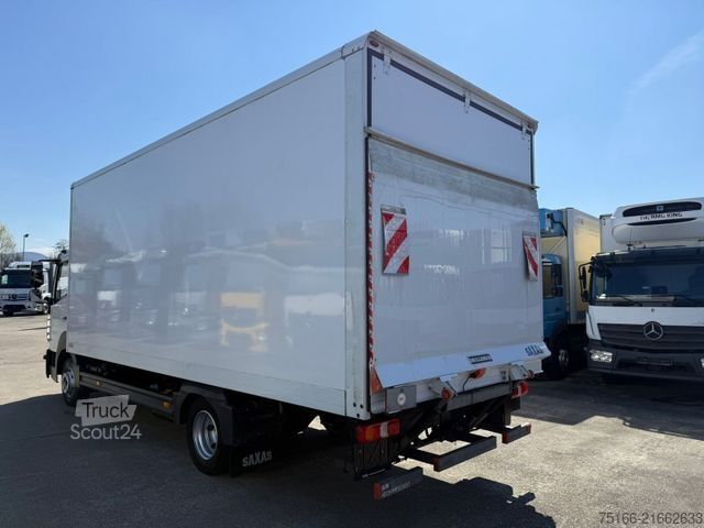 Furgone chiuso MERCEDES-BENZ ATEGO 818 L Koffer 6,10 m LBW 1 to.*AHK*EURO 6 E