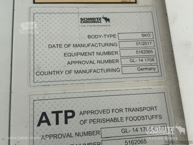 Semiremorcă frigorifică Schmitz Cargobull Tiefkühler Standard Ladebordwand