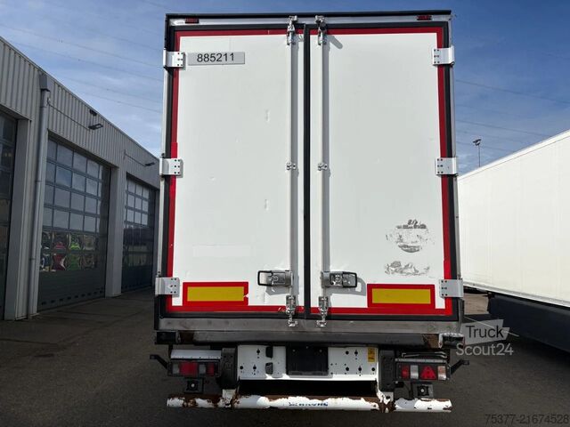 Transport réfrigéré/congélé Krone Actros Carrier, Discbrakes Writer, Schreiber