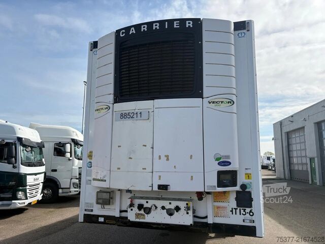 Transport réfrigéré/congélé Krone Actros Carrier, Discbrakes Writer, Schreiber