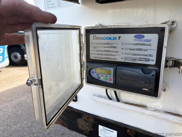 Transport réfrigéré/congélé Krone Actros Carrier, Discbrakes Writer, Schreiber