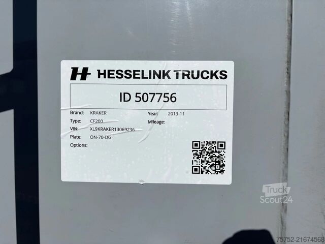 Hareketli zemin Kraker CF200 CF 200 92m3 10MM Cargo Floor Alcoa APK/TU...