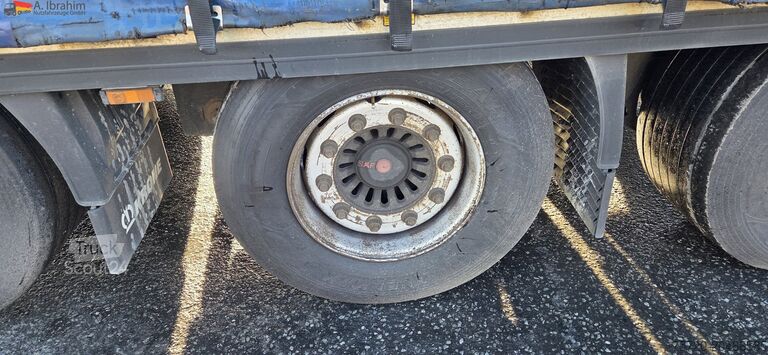 Otevřený návěs s plachtou Krone SD Megatrailer Hubdach Liftachse | SAF Achsen