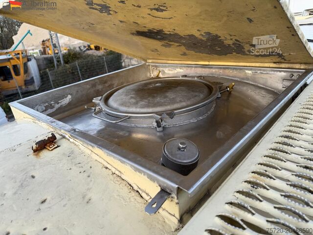 Tankoplegger Feldbinder Lebensmittel Tank Container 26500 L | 2 Kammern | Heizung | 20 ft | Edelstahl |