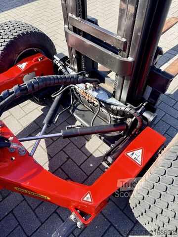 Chariot élévateur embarqué sur camion Palfinger BM 214