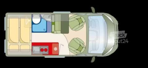 Camping-car Roadcar R 540 Aufstelldach, Automatik,1.Hand