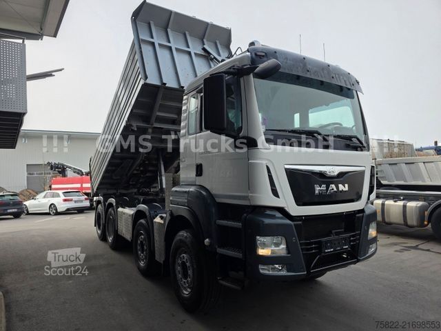 Üç taraflı damperli kamyon MAN TGS 35.480 / 8X4 / Meiller Bordmatik