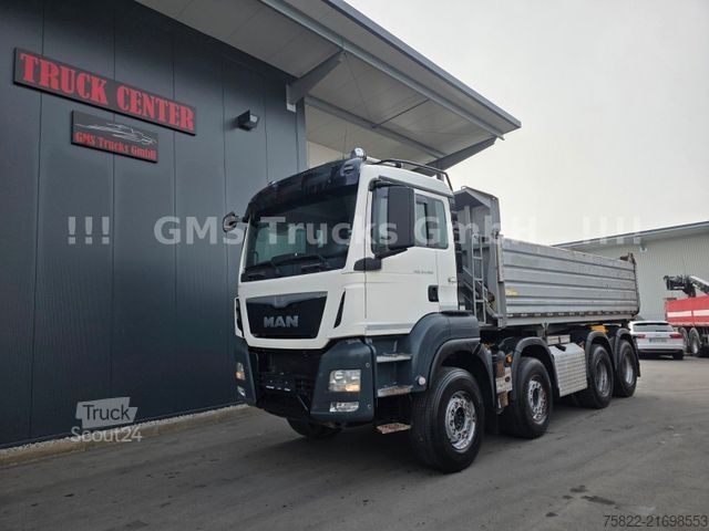Üç taraflı damperli kamyon MAN TGS 35.480 / 8X4 / Meiller Bordmatik