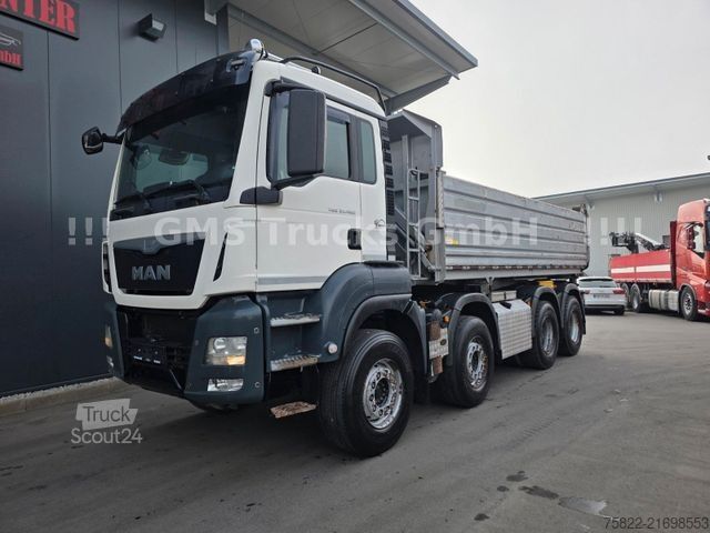 Üç taraflı damperli kamyon MAN TGS 35.480 / 8X4 / Meiller Bordmatik