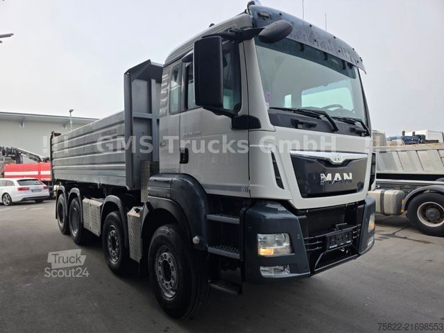Üç taraflı damperli kamyon MAN TGS 35.480 / 8X4 / Meiller Bordmatik