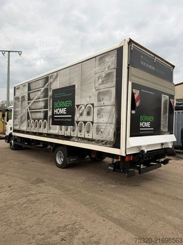Transporter mit Koffer MAN 8.180 koffer Ladebordw.