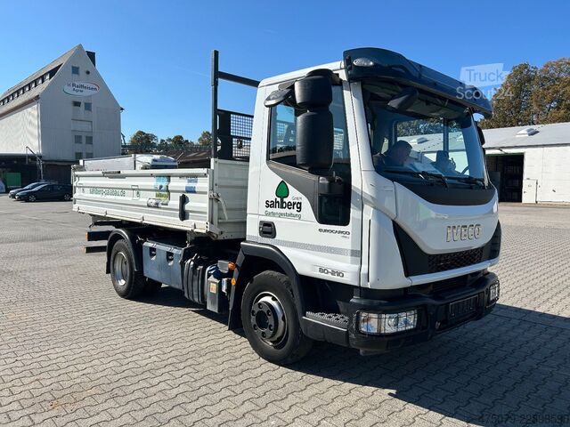 Dreiseitenkipper IVECO EuroCargo 80-210 / Meiller + Hohe Bordwände