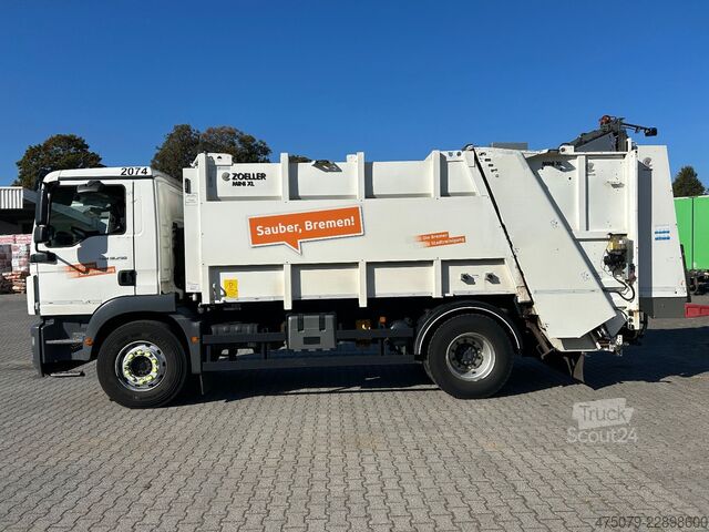 Müllwagen MAN TGM 18.290 / Zöller Mini XL 12 + Schüttung