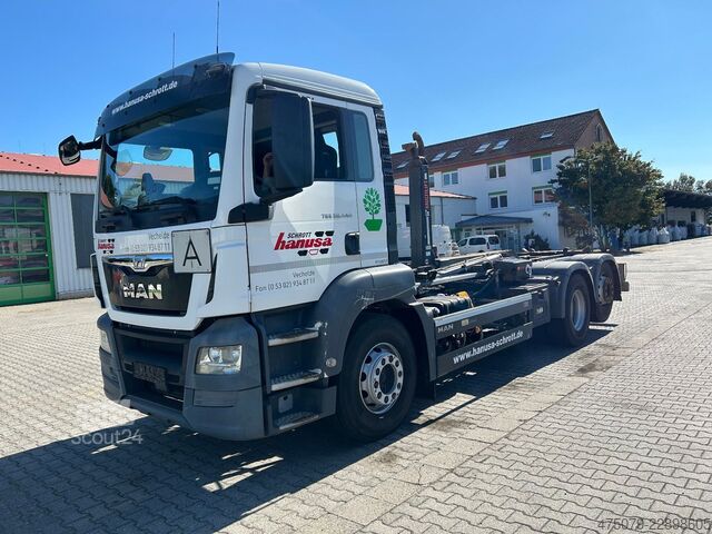 Abrollkipper MAN TGS 26.440 / 6x2-4 / Hiab XR21S59