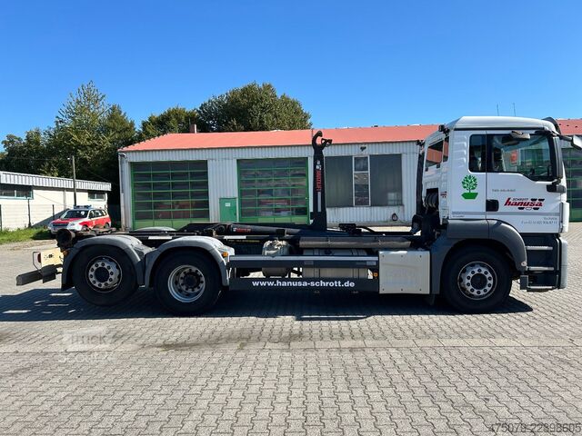 Abrollkipper MAN TGS 26.440 / 6x2-4 / Hiab XR21S59