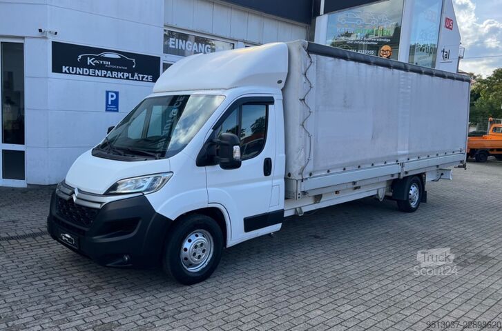 Transporter mit Pritsche & Plane Citroën Jumper 6,10m L6 maxi XXL-Pritschen+ Schiebeplane