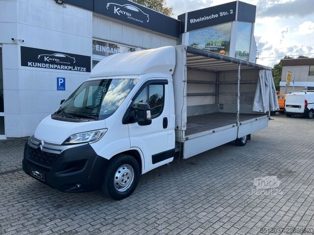 Transporter mit Pritsche & Plane Citroën Jumper 6,10m L6 maxi XXL-Pritschen+ Schiebeplane