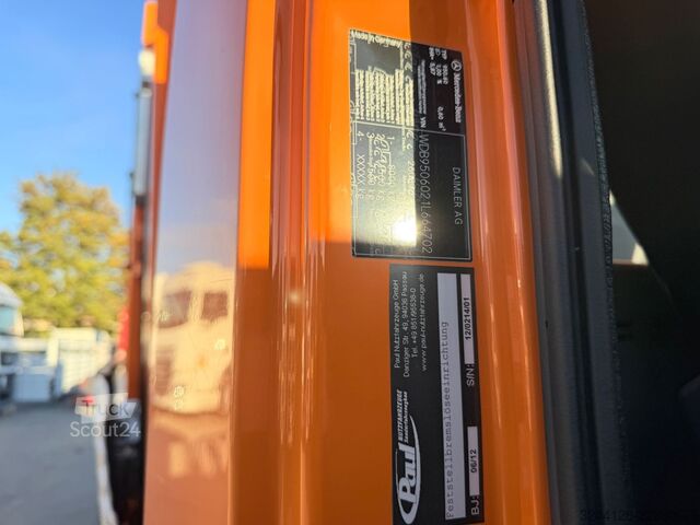 Roll-off-kippi kuorma-auto MERCEDES-BENZ Axor2629L Faun MSTS PACKER3/+Absetzbehälter/Müll
