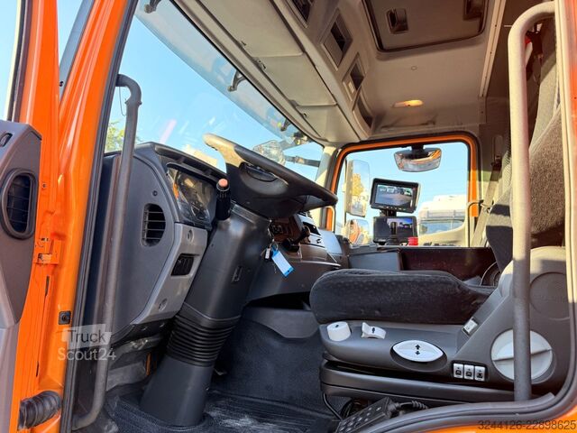 Roll-off-kippi kuorma-auto MERCEDES-BENZ Axor2629L Faun MSTS PACKER3/+Absetzbehälter/Müll