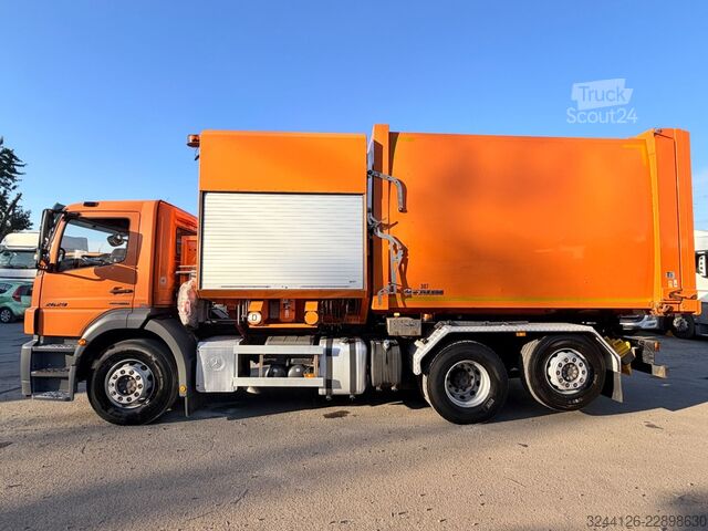 Jäteauto MERCEDES-BENZ Axor2629L Faun MSTS PACKER3/Abroller+Container/