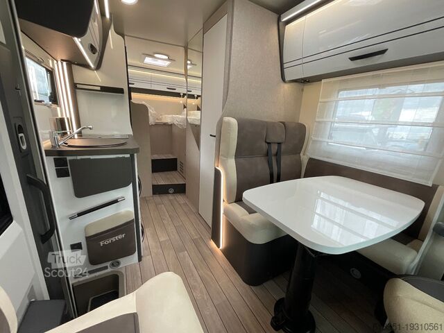 Alkoof camper FORSTER A 699 EB, Winterpaket, 5 Sitz-&Schlafplätze