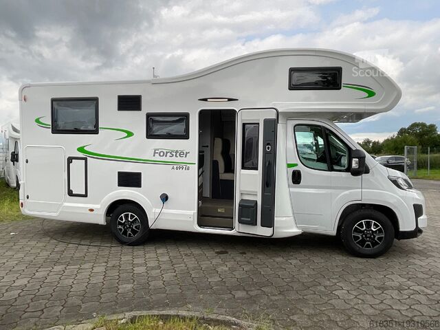 Alkoof camper FORSTER A 699 EB, Winterpaket, 5 Sitz-&Schlafplätze