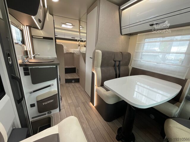 Alkoof camper FORSTER A 699 EB, Winterpaket, 5 Sitz-&Schlafplätze