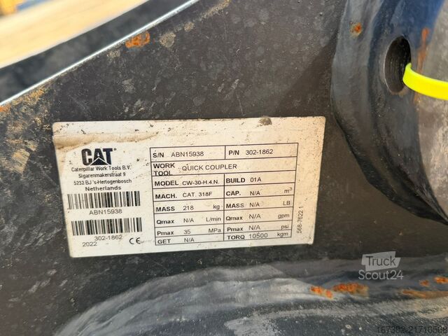 Gravemaskine Caterpillar Quick coupler CW 30 H4N