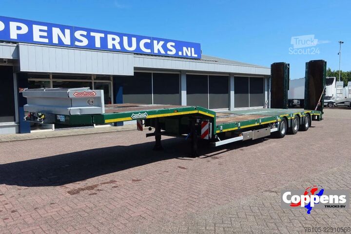 Semi-Tieflader Nooteboom Semidieplader + Hydraulisch Rampen