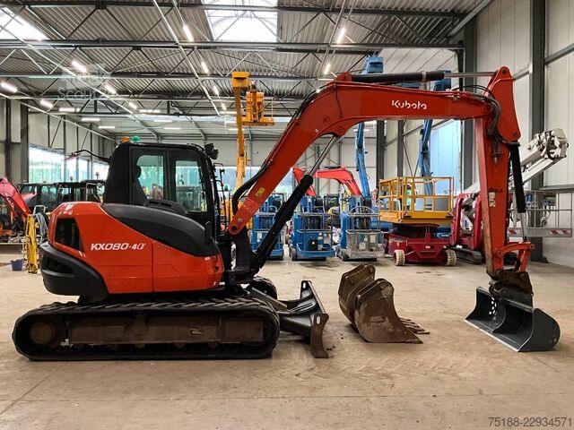 Escavatore midi Kubota KX 080-4 A
