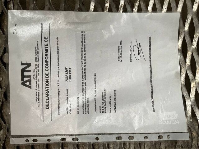 Platforma za podizanje ATN Piaf 880 R