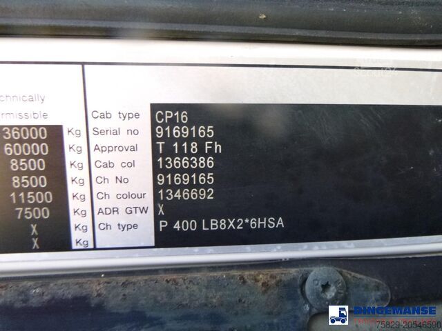 Autokrāna kravas automašīna Scania P 400 8X2 RHD + Fassi F600