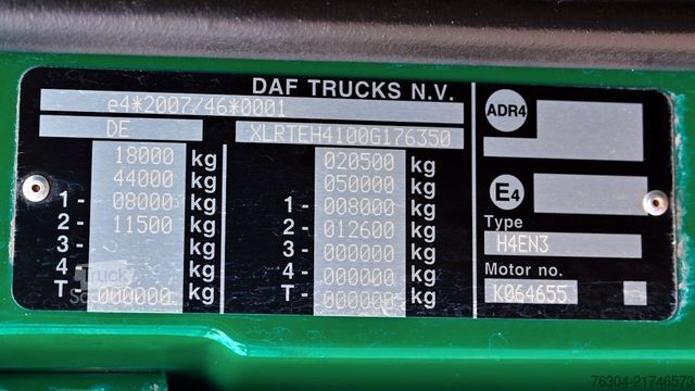 Štandardný ťahač DAF XF 450 FT