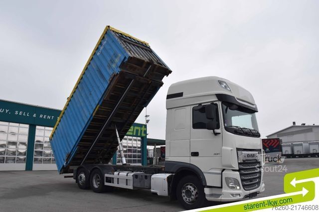 Felépítménycserélő teherautó DAF XF 480 6x2 Kipp-WAB SSC Retarder Standklima