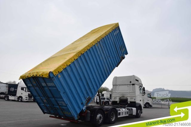 Felépítménycserélő teherautó DAF XF 480 6x2 Kipp-WAB SSC Retarder Standklima