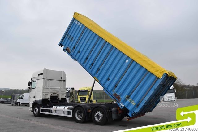 Felépítménycserélő teherautó DAF XF 480 6x2 Kipp-WAB SSC Retarder Standklima