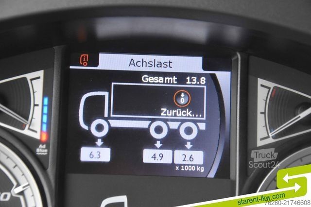 Felépítménycserélő teherautó DAF XF 480 6x2 Kipp-WAB SSC Retarder Standklima