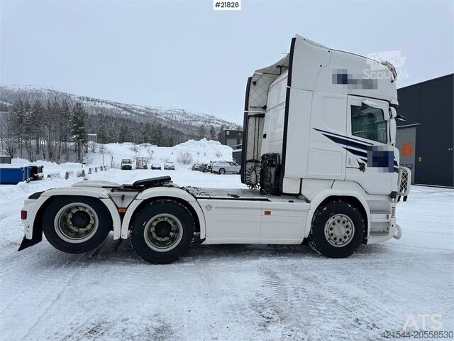Standard tractor Scania R730 6x2 tractor unit w/ hydraulics. WATCH VIDEO.