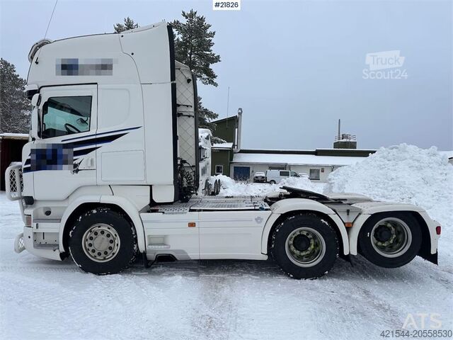 Standard tractor Scania R730 6x2 tractor unit w/ hydraulics. WATCH VIDEO.