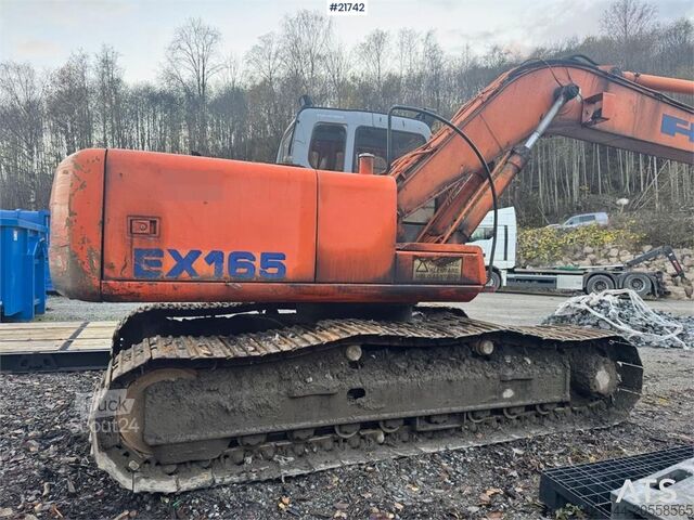 Raupenbagger Hitachi EX165 Tracked Excavator with 2 Buckets