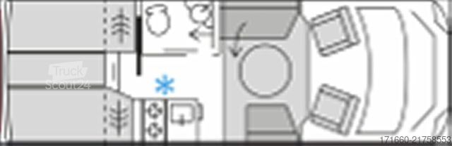 عربة تخييم شبه مدمجة BÜRSTNER Signature SFT 7.1 ** Automatik **