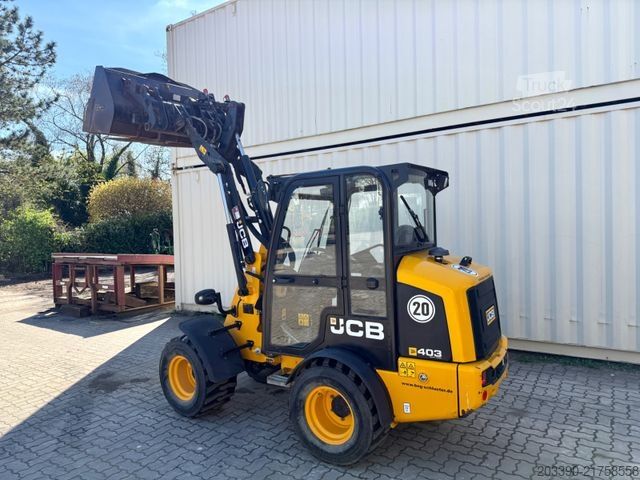 Utovarivač na točkovima JCB 403 / 980 Stunden / Schaufel + Gabel