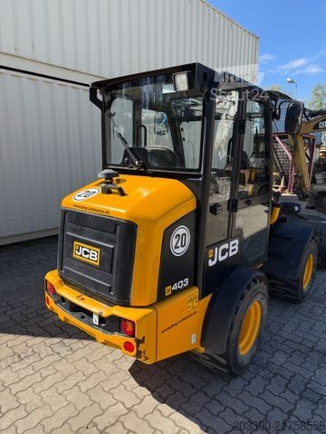Utovarivač na točkovima JCB 403 / 980 Stunden / Schaufel + Gabel