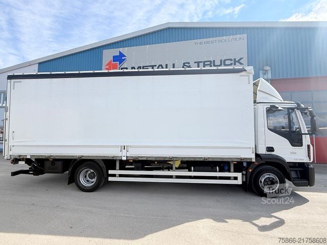 Valníkový nákladní automobil s plachtou IVECO 140E28 Eurocargo LBW Bär 1,5to orig.56.282km AHK