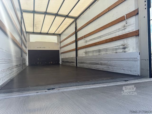 Valníkový nákladní automobil s plachtou IVECO 140E28 Eurocargo LBW Bär 1,5to orig.56.282km AHK