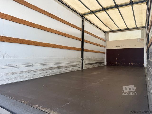 Valníkový nákladní automobil s plachtou IVECO 140E28 Eurocargo LBW Bär 1,5to orig.56.282km AHK