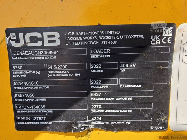 Radlader JCB 409SV