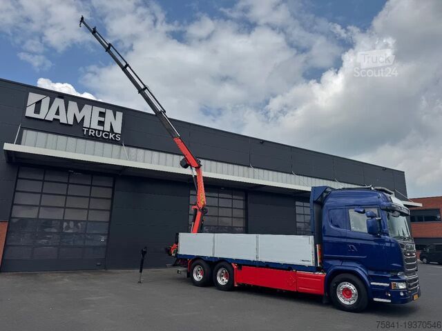 Krano sunkvežimis Scania R730 R 730 V8 6x2 Palfinger PK 18502-SH E